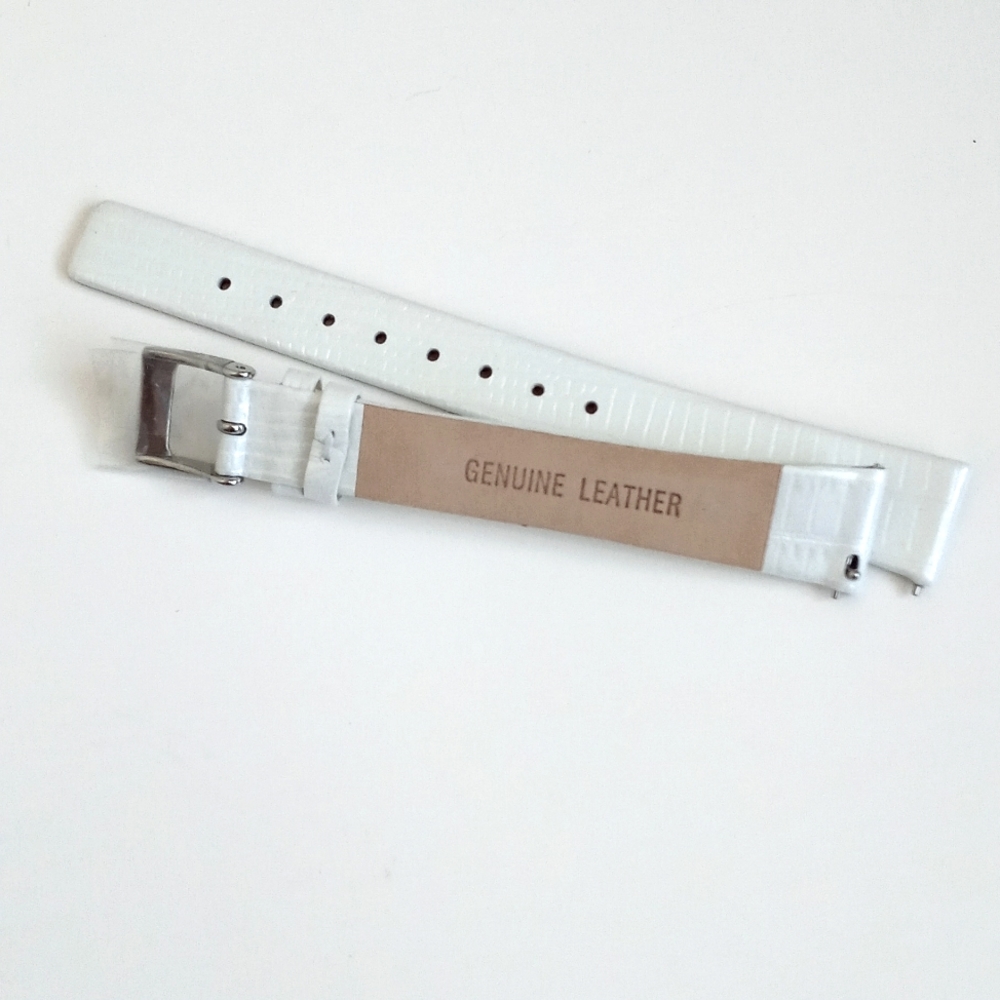Set of Skagen Watch Wrist Bands / Watch Straps Black & White Set of 2 (Denmark) - Picture 6 of 16